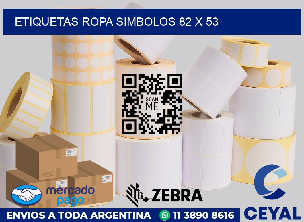 Etiquetas ropa simbolos 82 x 53