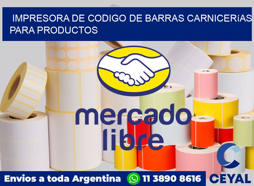 Impresora de codigo de barras Carnicerías para productos