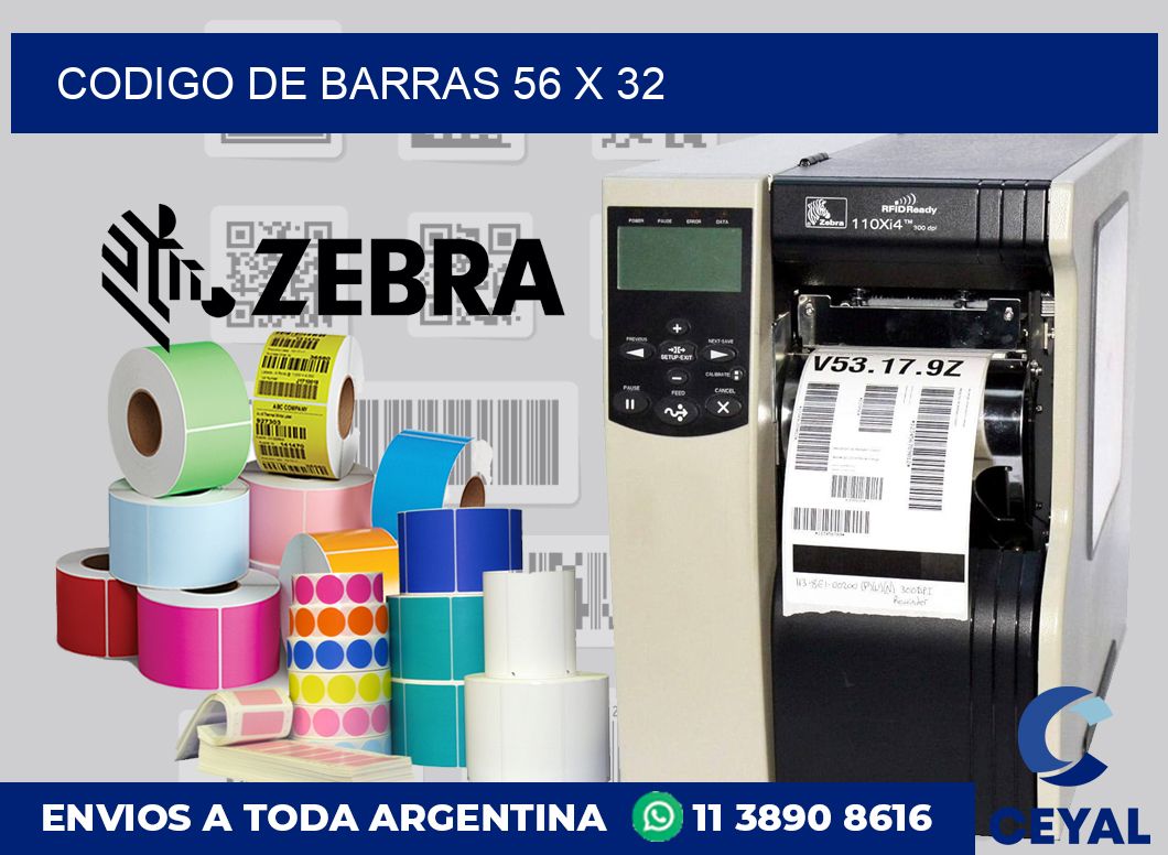 codigo de barras 56 x 32