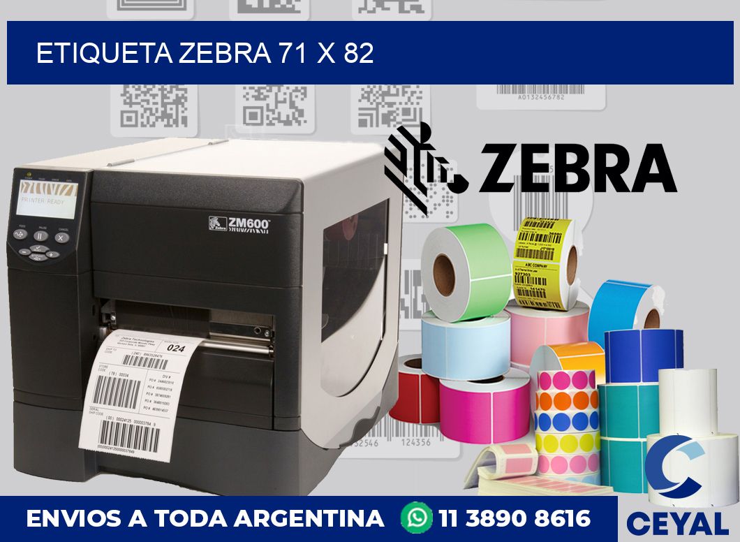 etiqueta zebra 71 x 82