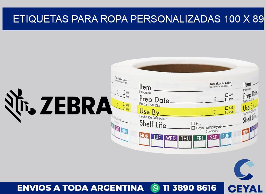 etiquetas para ropa personalizadas 100 x 89