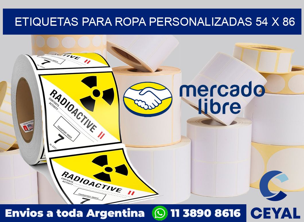 etiquetas para ropa personalizadas 54 x 86