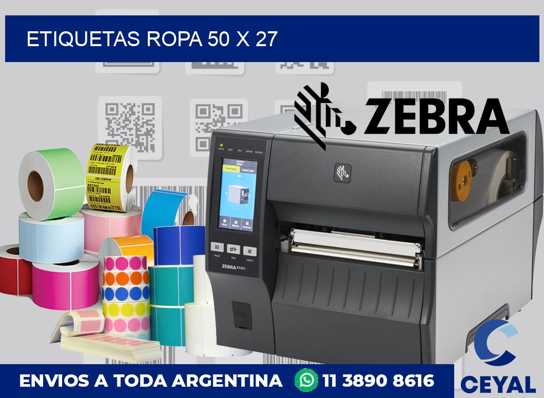 etiquetas ropa 50 x 27
