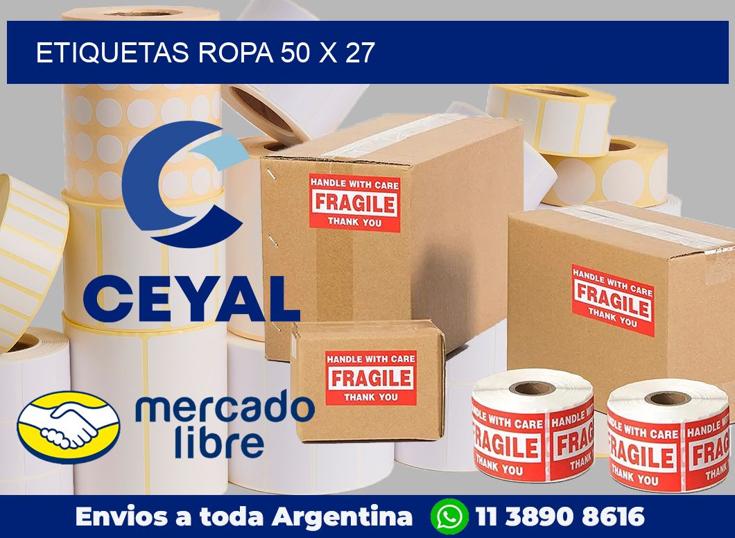 etiquetas ropa 50 x 27