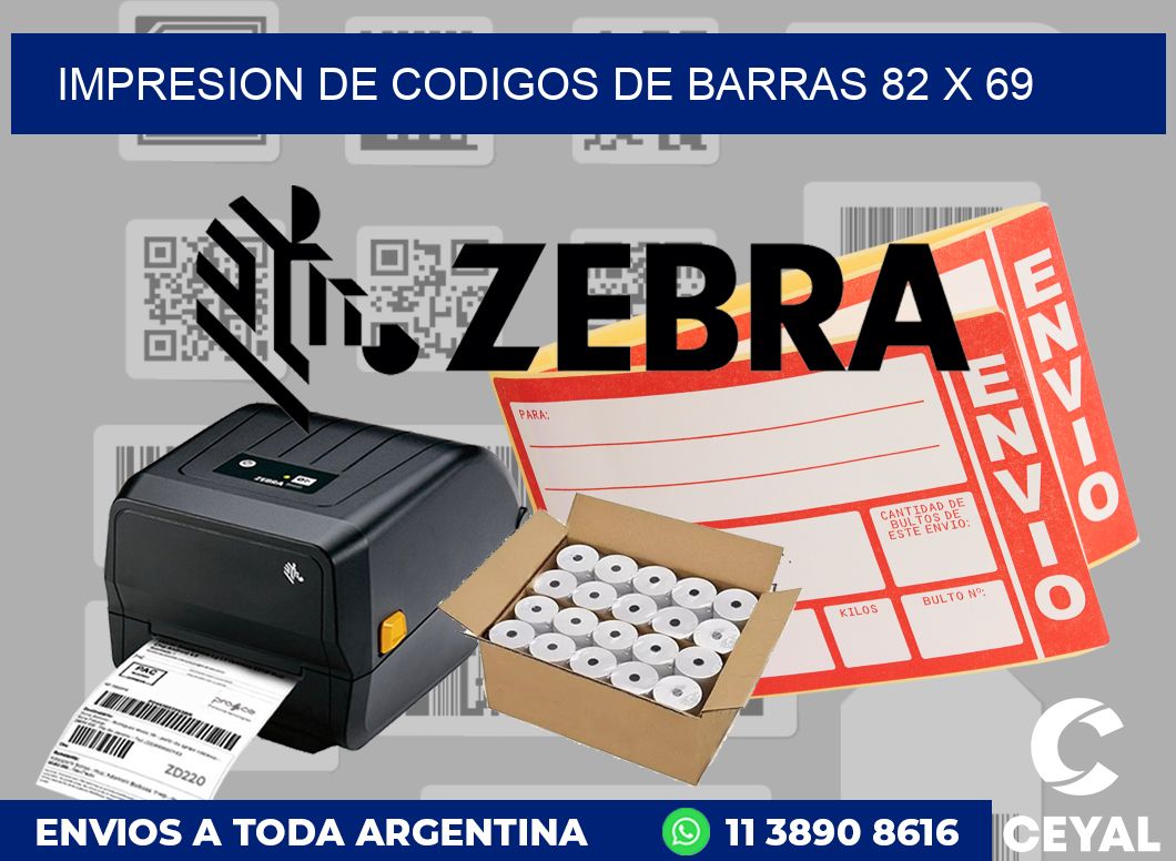 impresion de codigos de barras 82 x 69