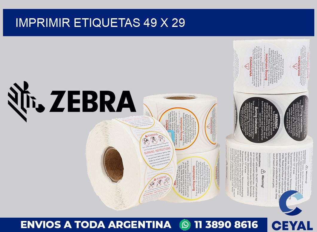 imprimir etiquetas 49 x 29
