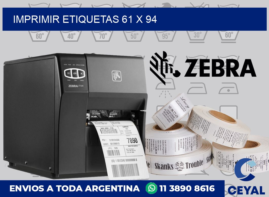 imprimir etiquetas 61 x 94