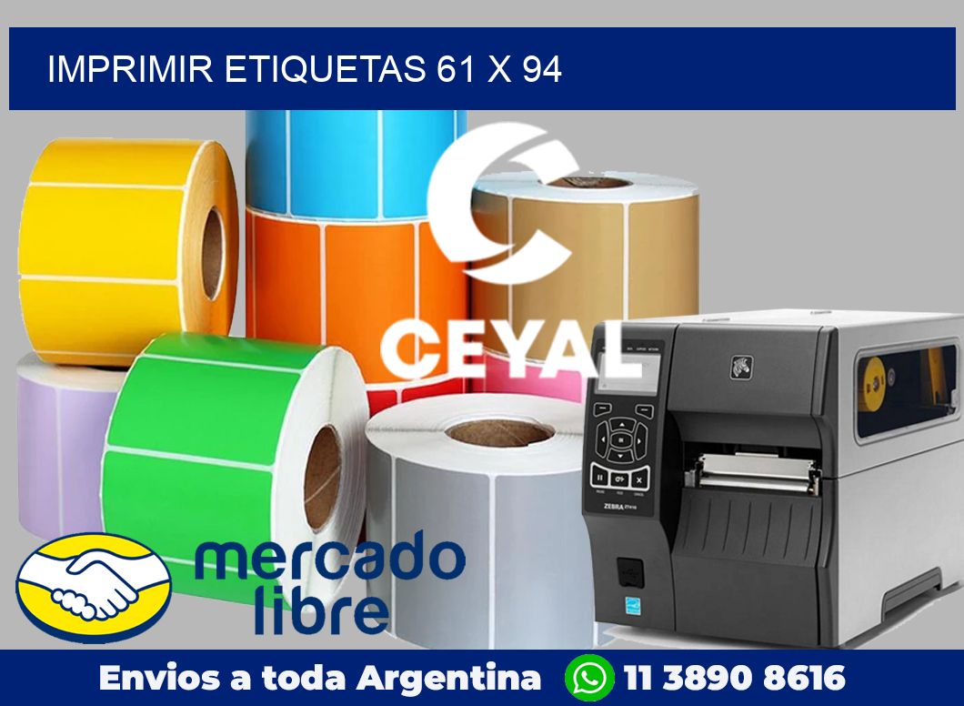 imprimir etiquetas 61 x 94