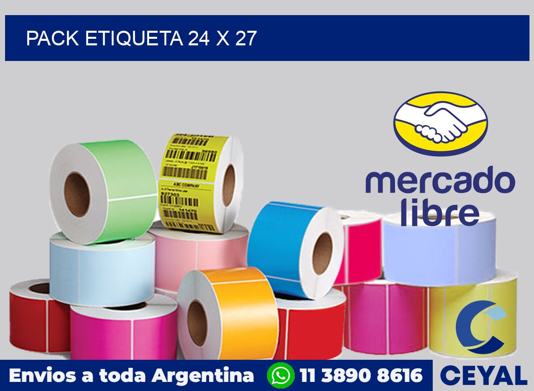 pack etiqueta 24 x 27
