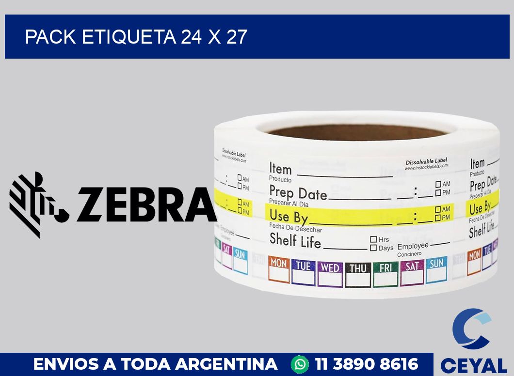 pack etiqueta 24 x 27