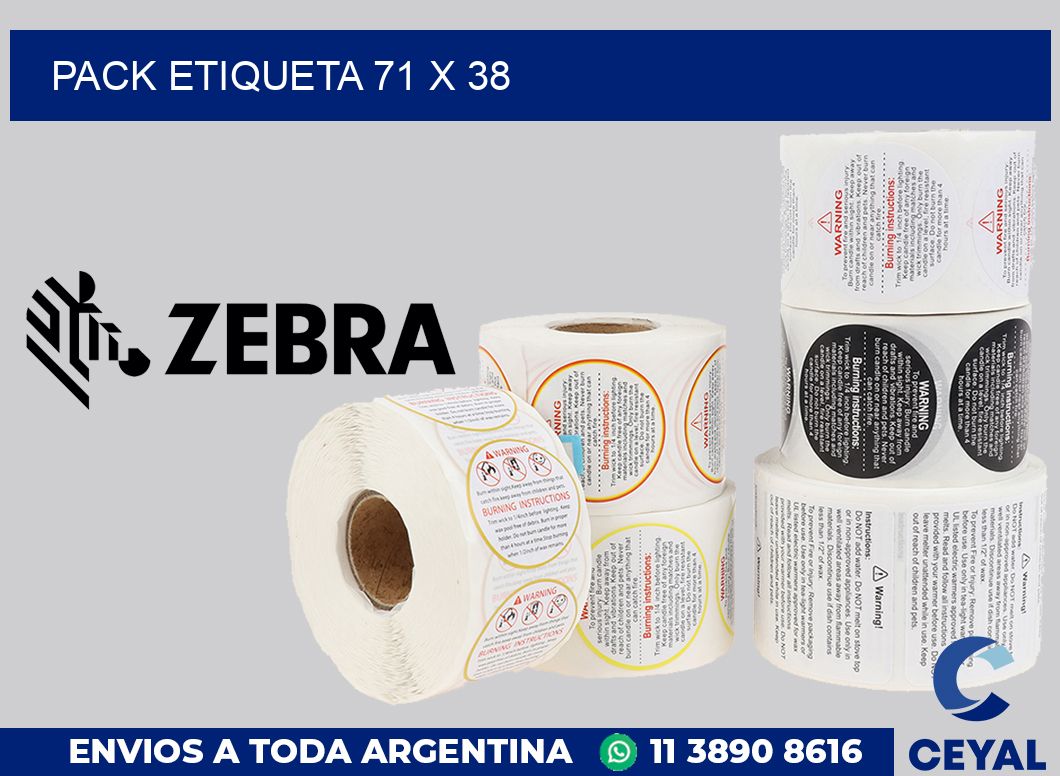 pack etiqueta 71 x 38
