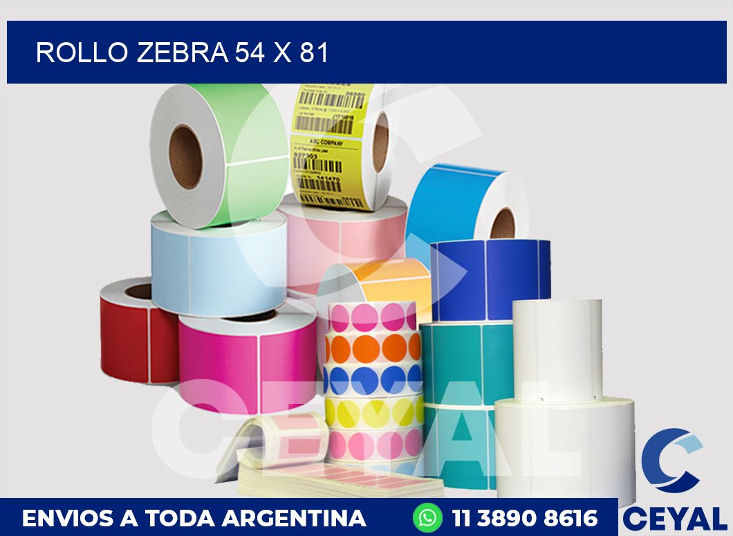 rollo zebra 54 x 81