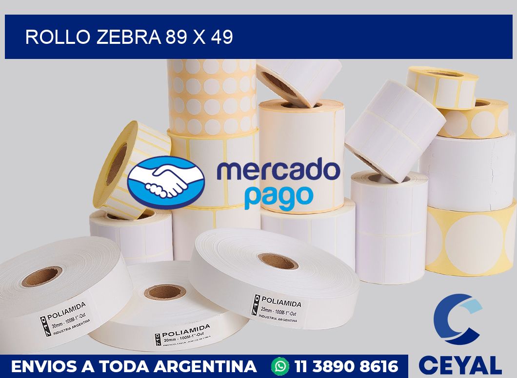 rollo zebra 89 x 49