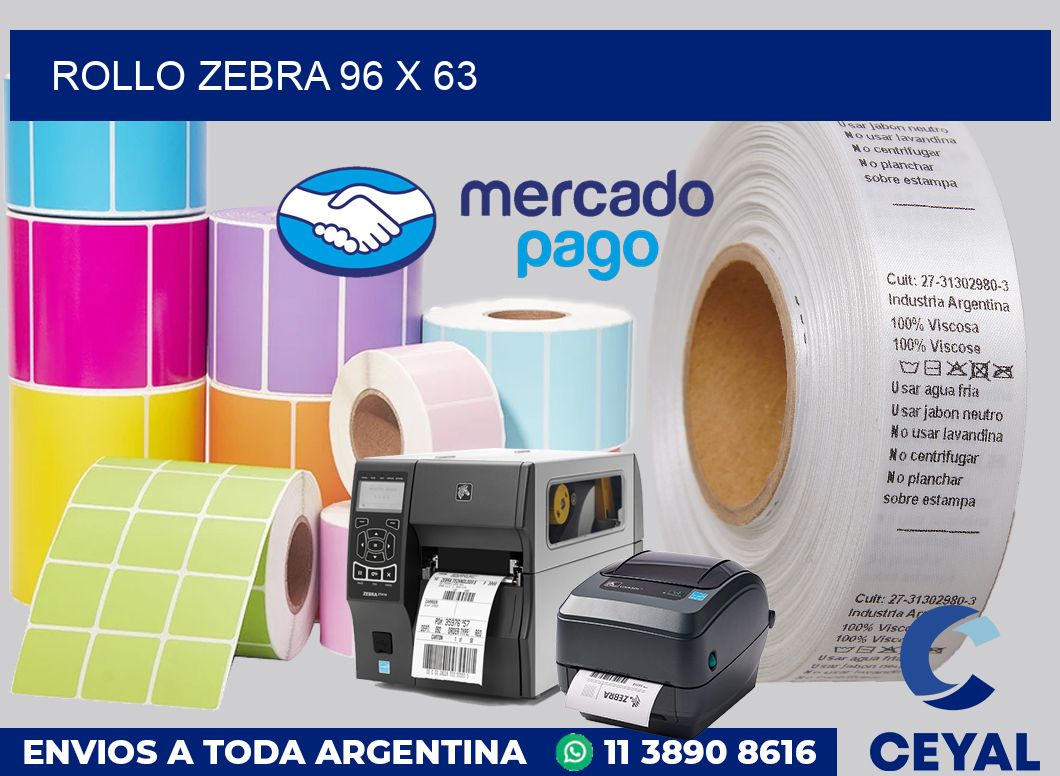 rollo zebra 96 x 63