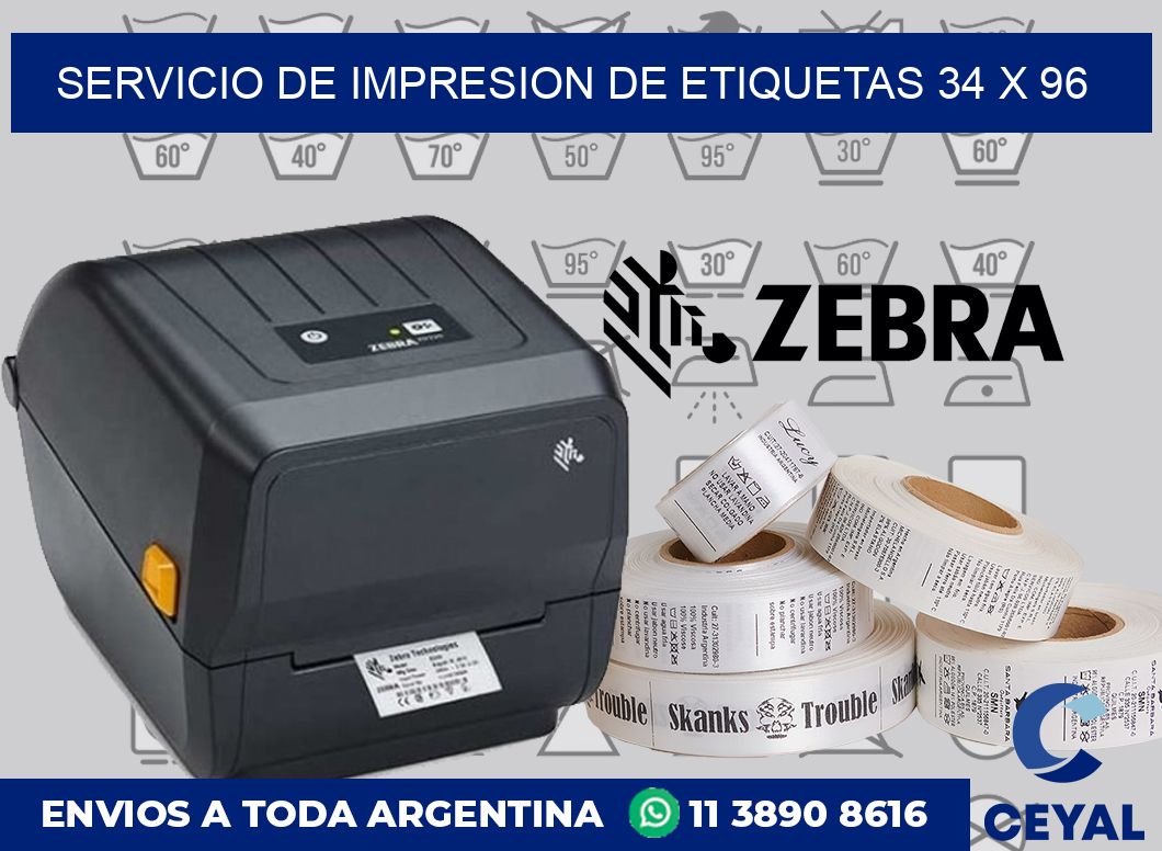 servicio de impresion de etiquetas 34 x 96