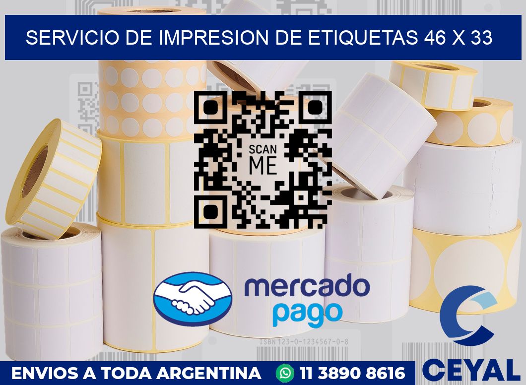 servicio de impresion de etiquetas 46 x 33