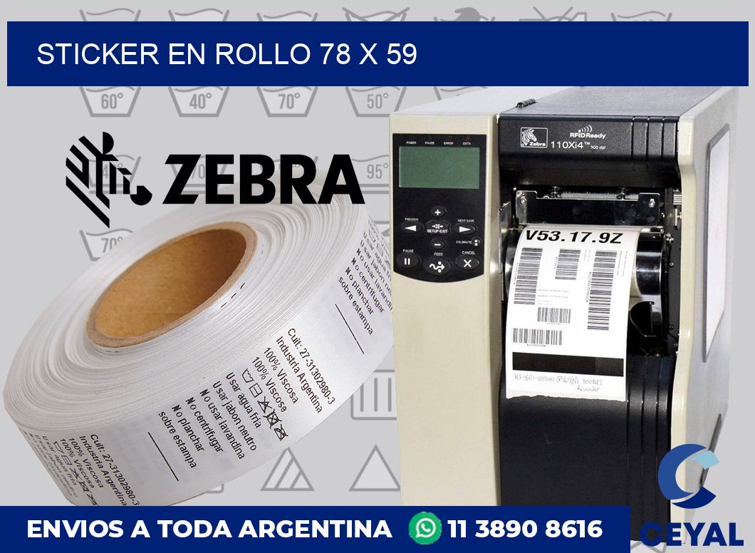 sticker en rollo 78 x 59