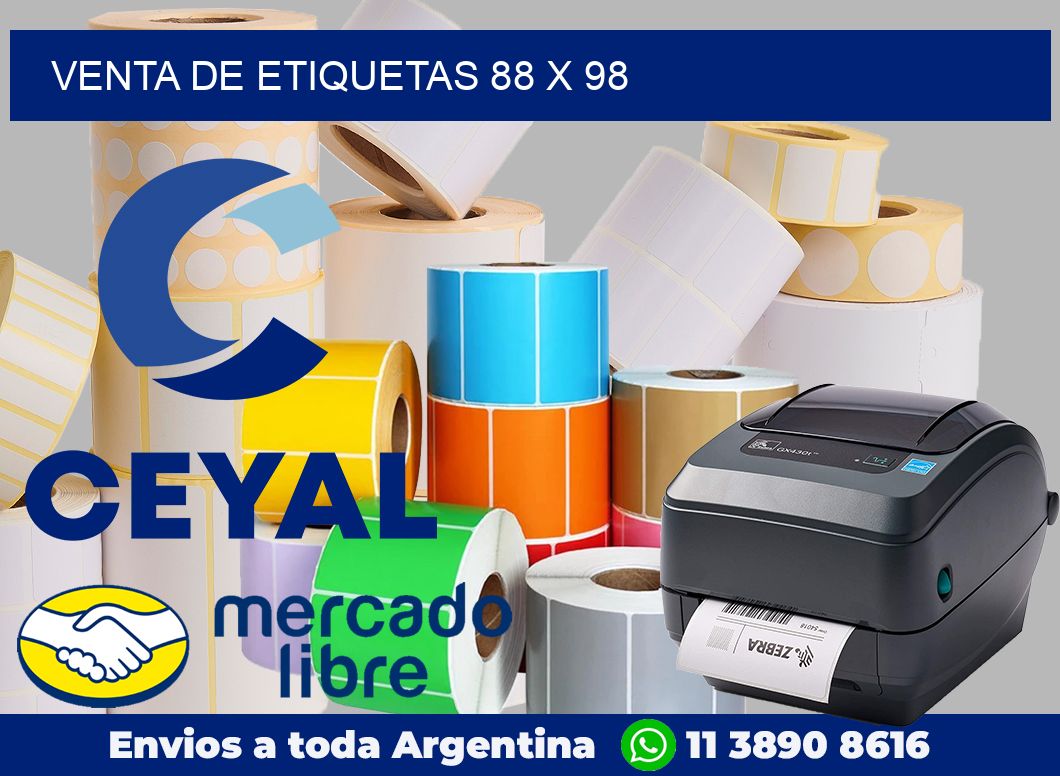 venta de etiquetas 88 x 98