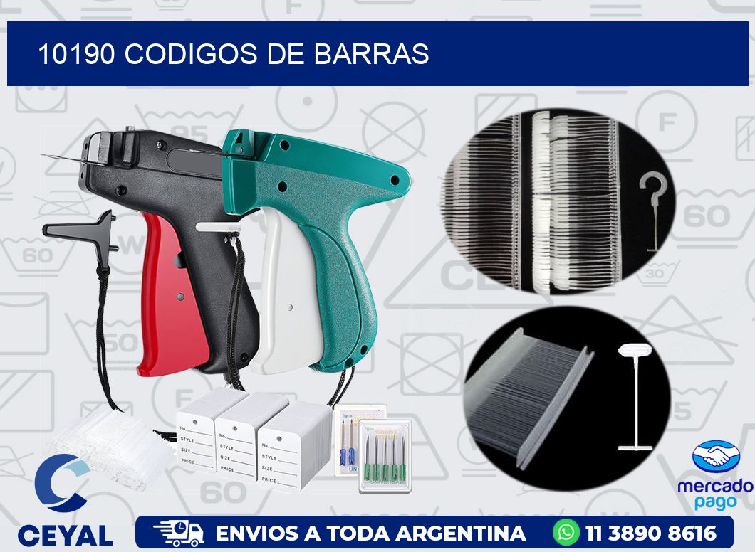 10190 CODIGOS DE BARRAS