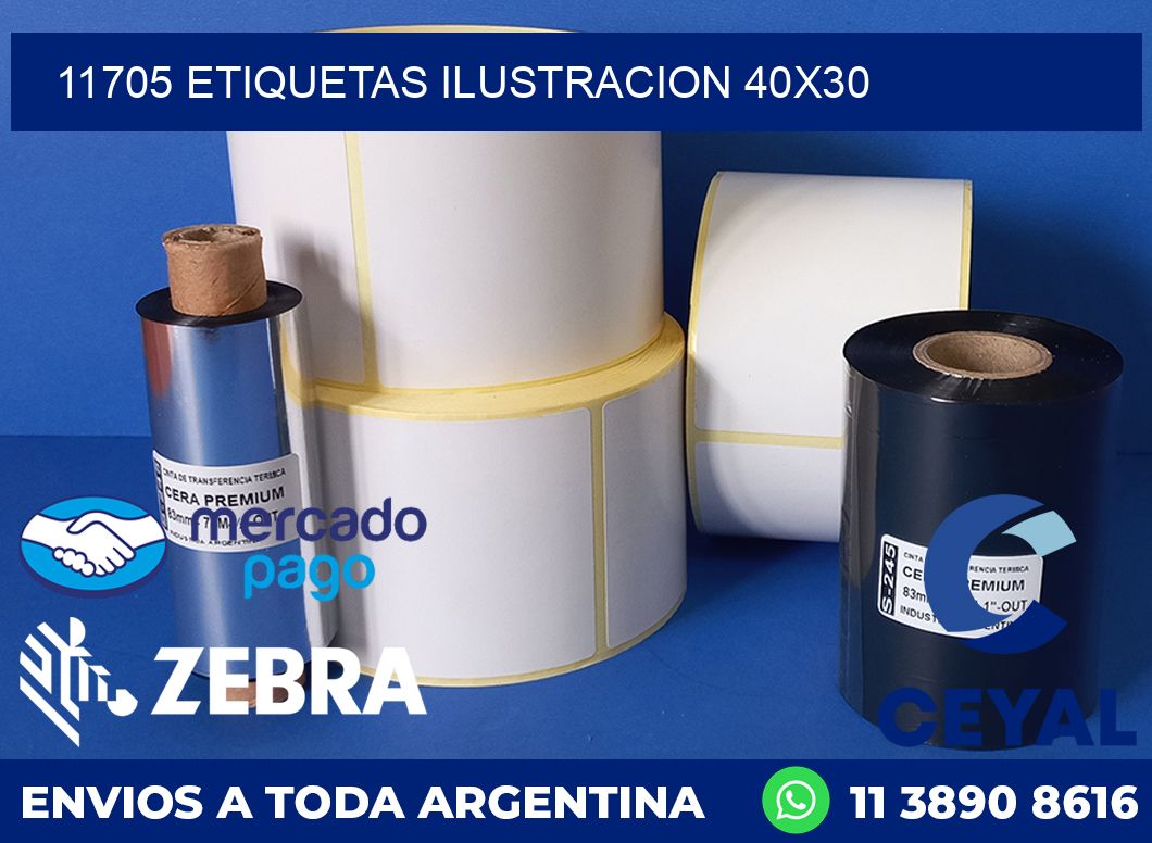 11705 ETIQUETAS ILUSTRACION 40X30