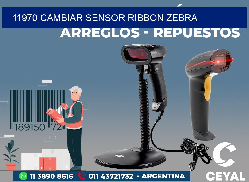 11970 CAMBIAR SENSOR RIBBON ZEBRA