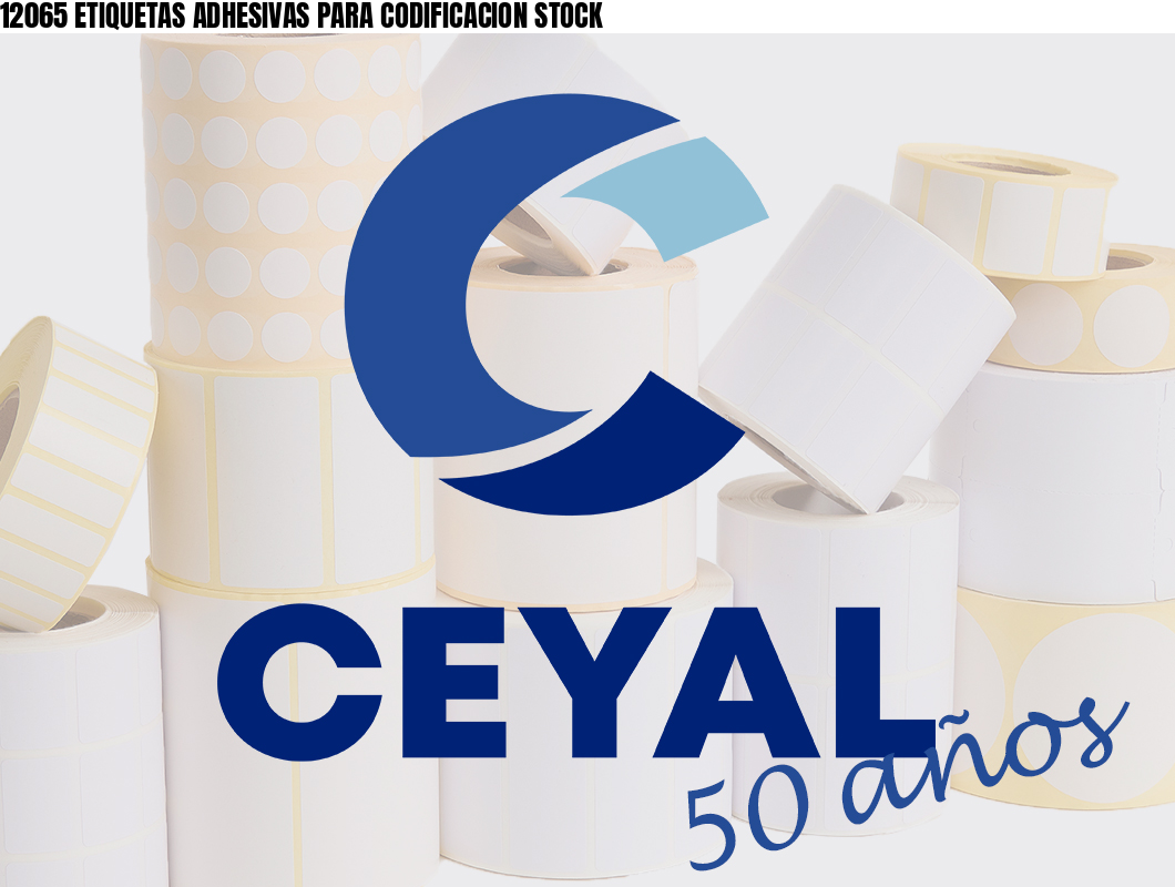 12065 ETIQUETAS ADHESIVAS PARA CODIFICACION STOCK