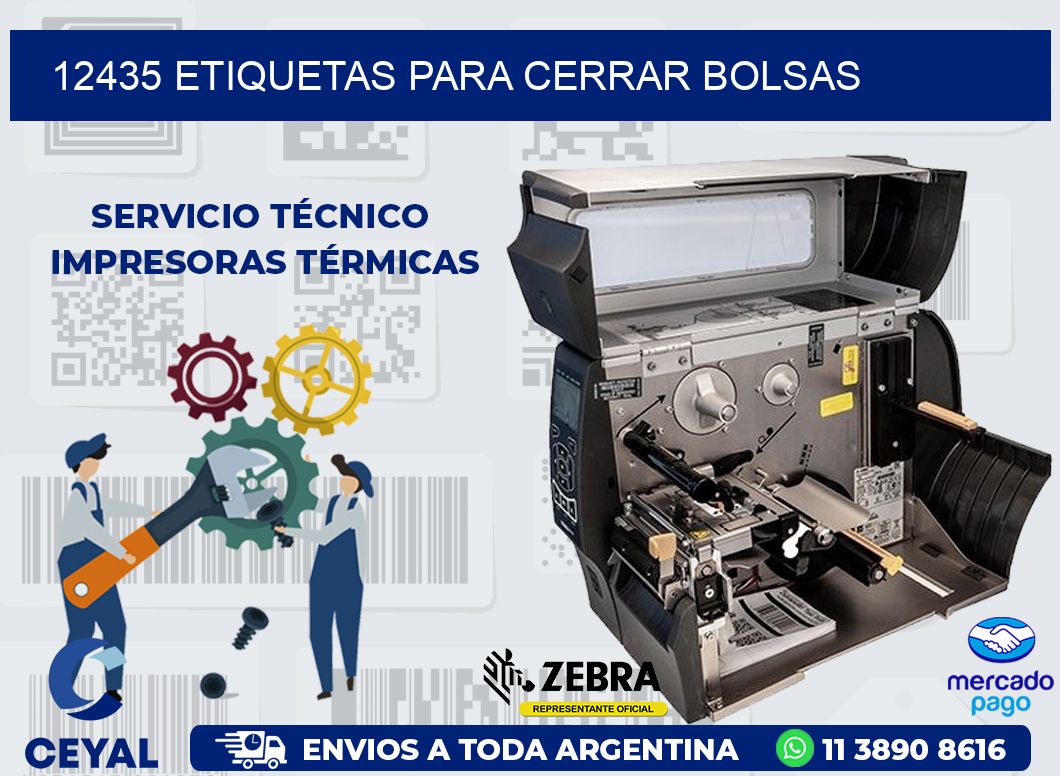12435 ETIQUETAS PARA CERRAR BOLSAS