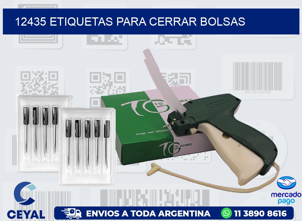 12435 ETIQUETAS PARA CERRAR BOLSAS