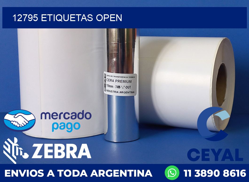 12795 ETIQUETAS OPEN