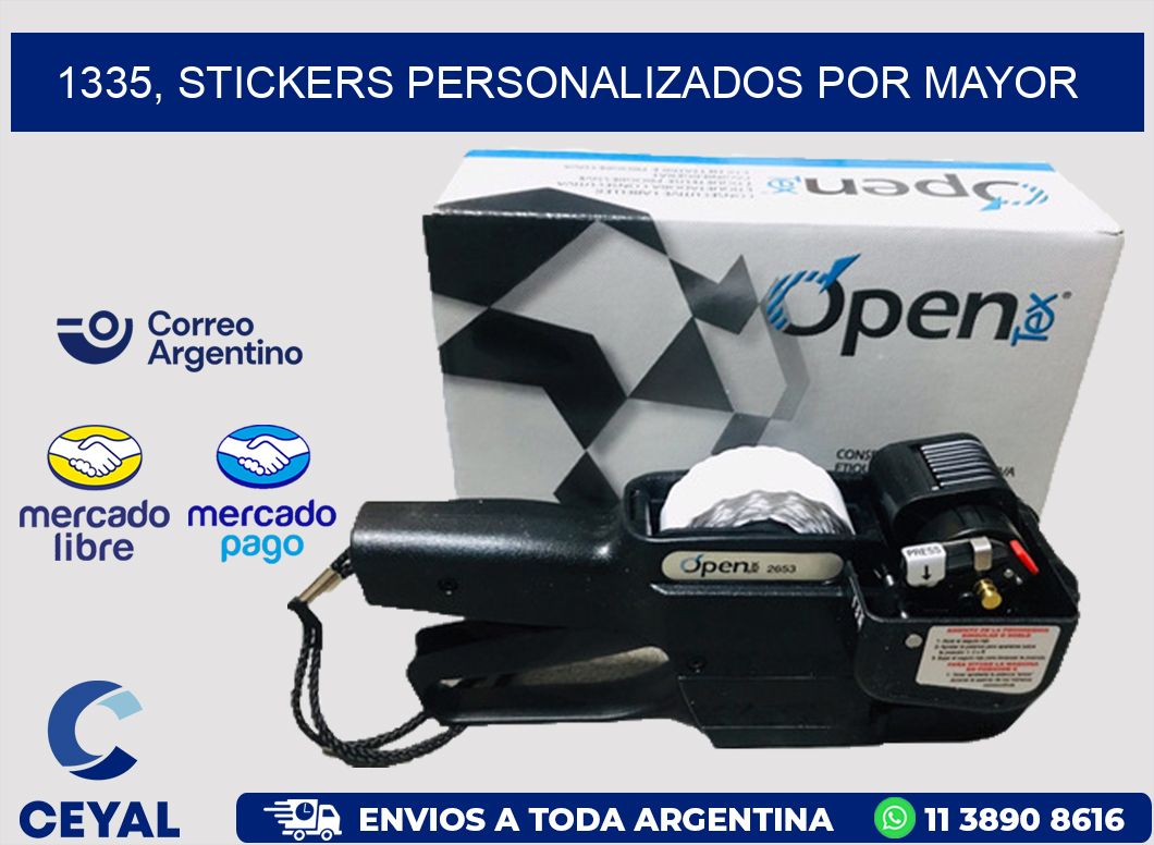 1335, stickers personalizados por mayor