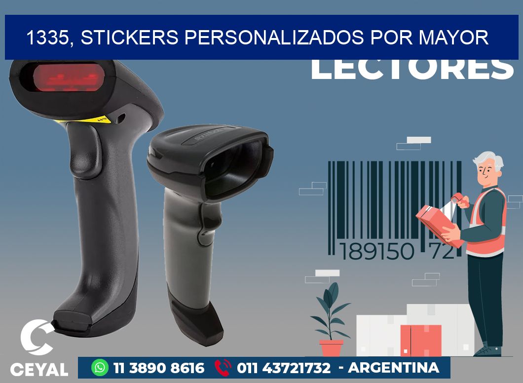 1335, stickers personalizados por mayor