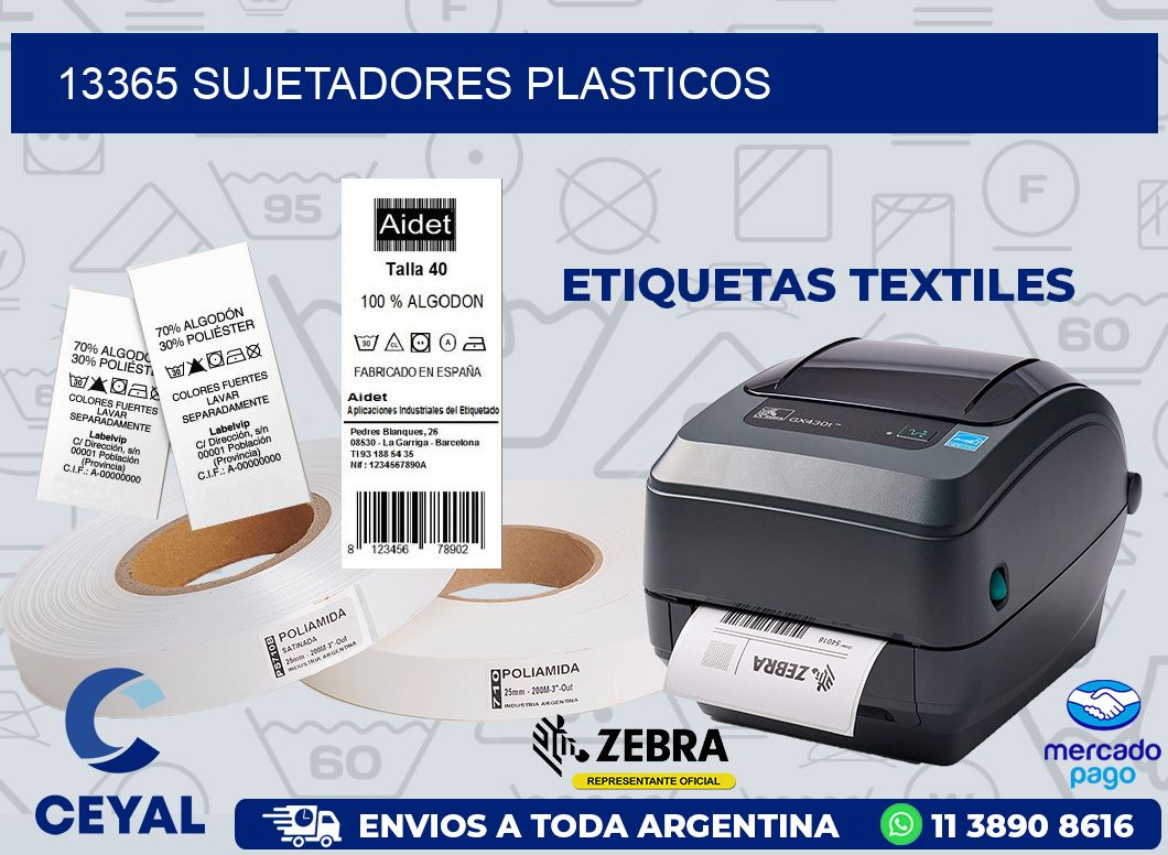13365 SUJETADORES PLASTICOS