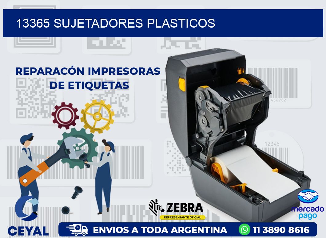 13365 SUJETADORES PLASTICOS