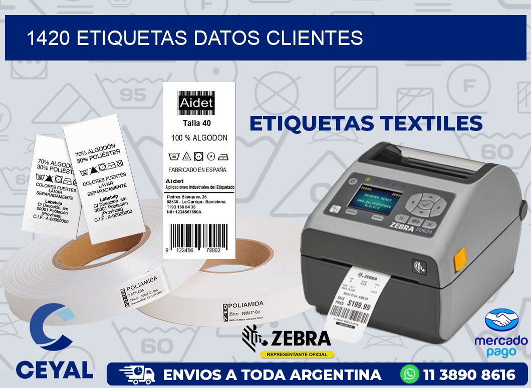 1420 ETIQUETAS DATOS CLIENTES