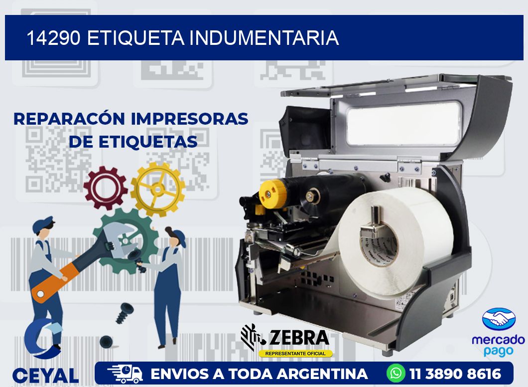 14290 ETIQUETA INDUMENTARIA