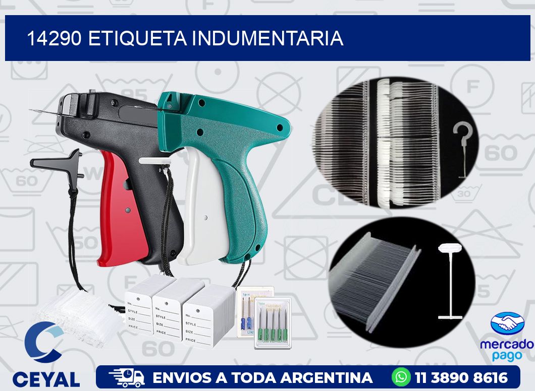 14290 ETIQUETA INDUMENTARIA