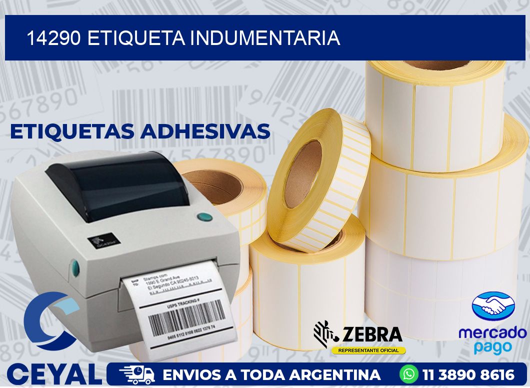 14290 ETIQUETA INDUMENTARIA