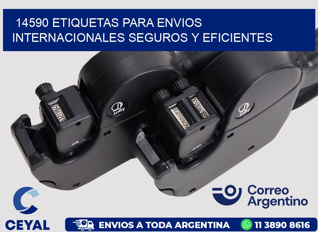 14590 ETIQUETAS PARA ENVIOS INTERNACIONALES SEGUROS Y EFICIENTES