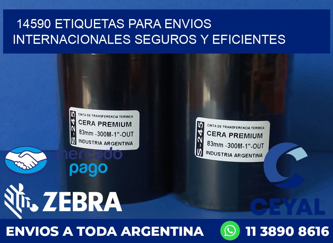 14590 ETIQUETAS PARA ENVIOS INTERNACIONALES SEGUROS Y EFICIENTES