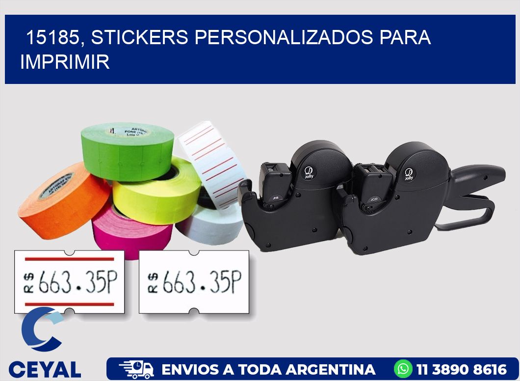 15185, stickers personalizados para imprimir