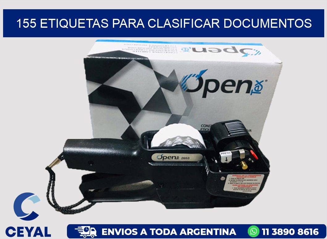 155 ETIQUETAS PARA CLASIFICAR DOCUMENTOS
