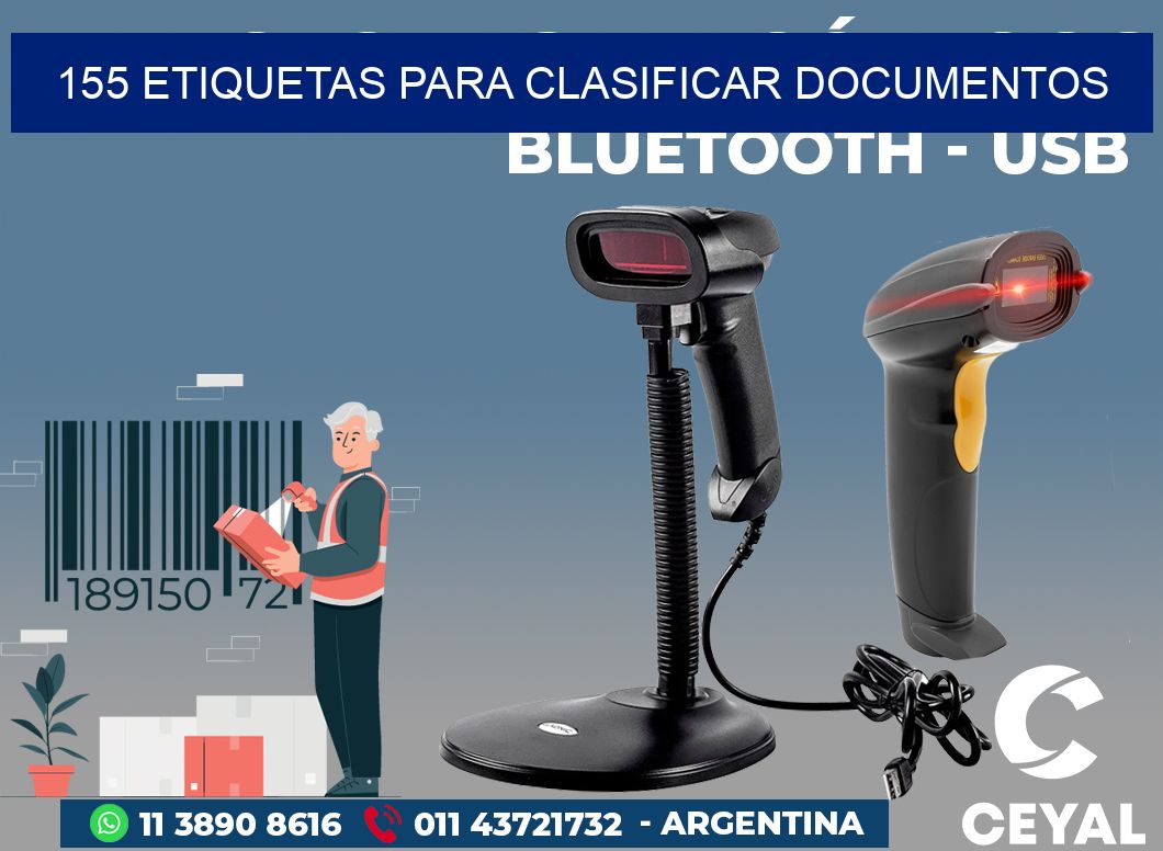 155 ETIQUETAS PARA CLASIFICAR DOCUMENTOS