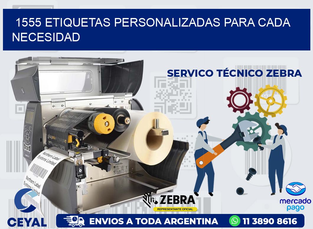 1555 ETIQUETAS PERSONALIZADAS PARA CADA NECESIDAD