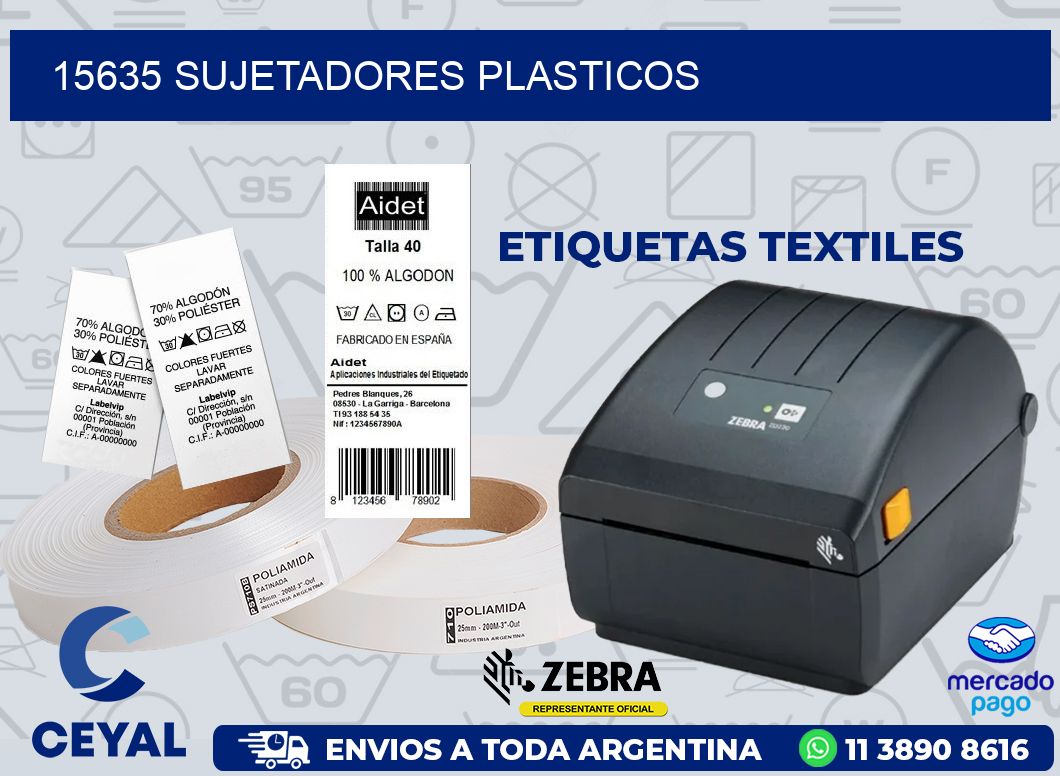 15635 SUJETADORES PLASTICOS