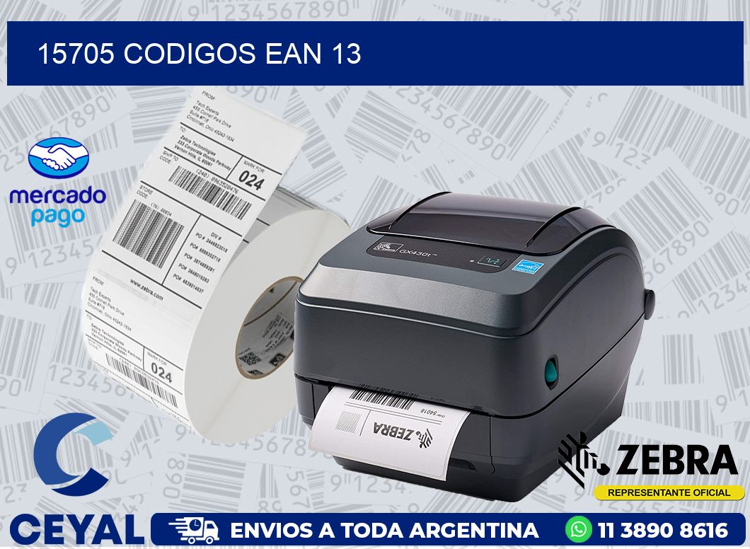 15705 CODIGOS EAN 13