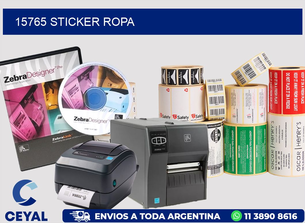 15765 STICKER ROPA