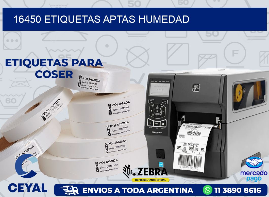 16450 ETIQUETAS APTAS HUMEDAD