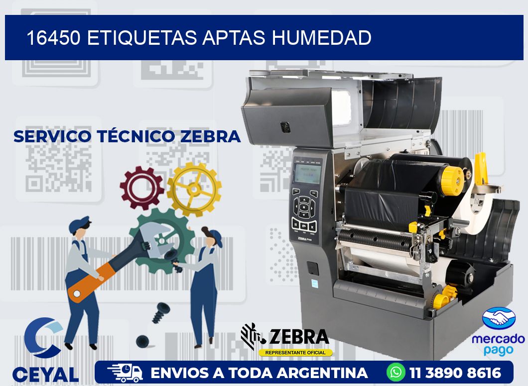 16450 ETIQUETAS APTAS HUMEDAD