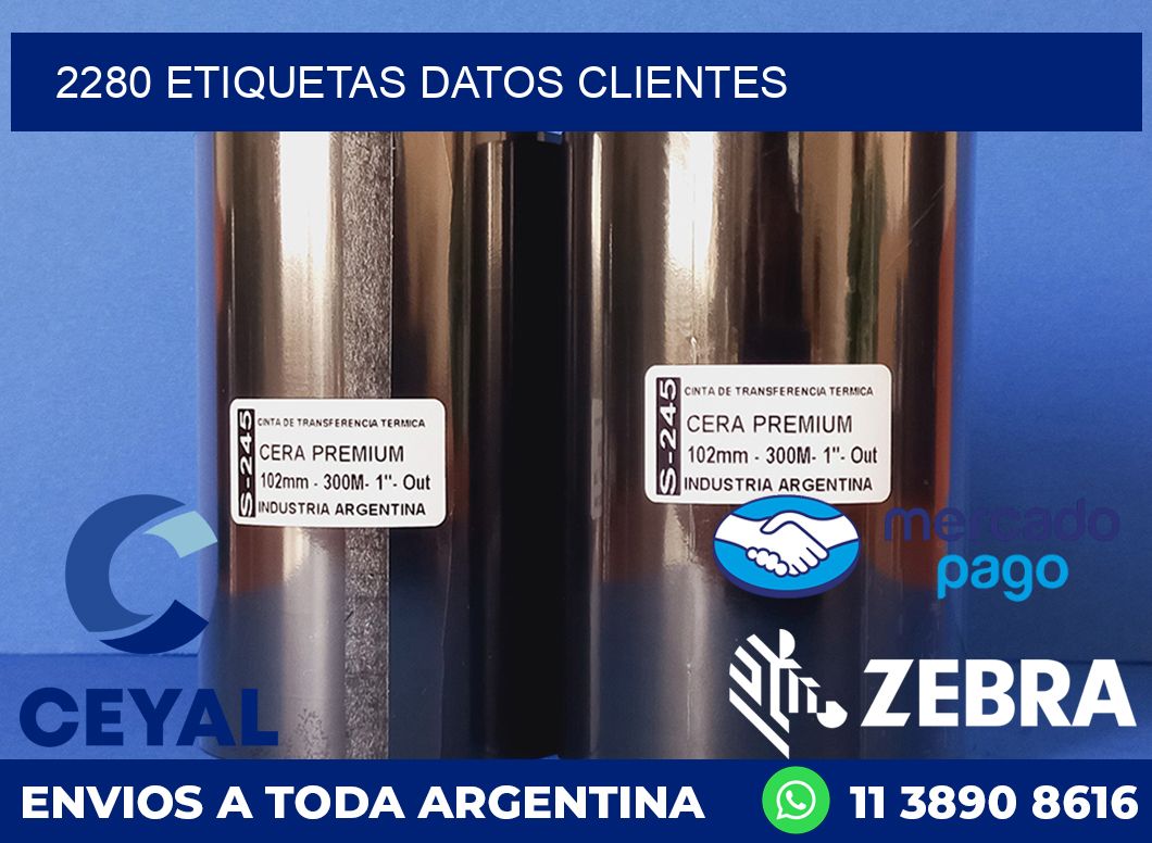 2280 ETIQUETAS DATOS CLIENTES