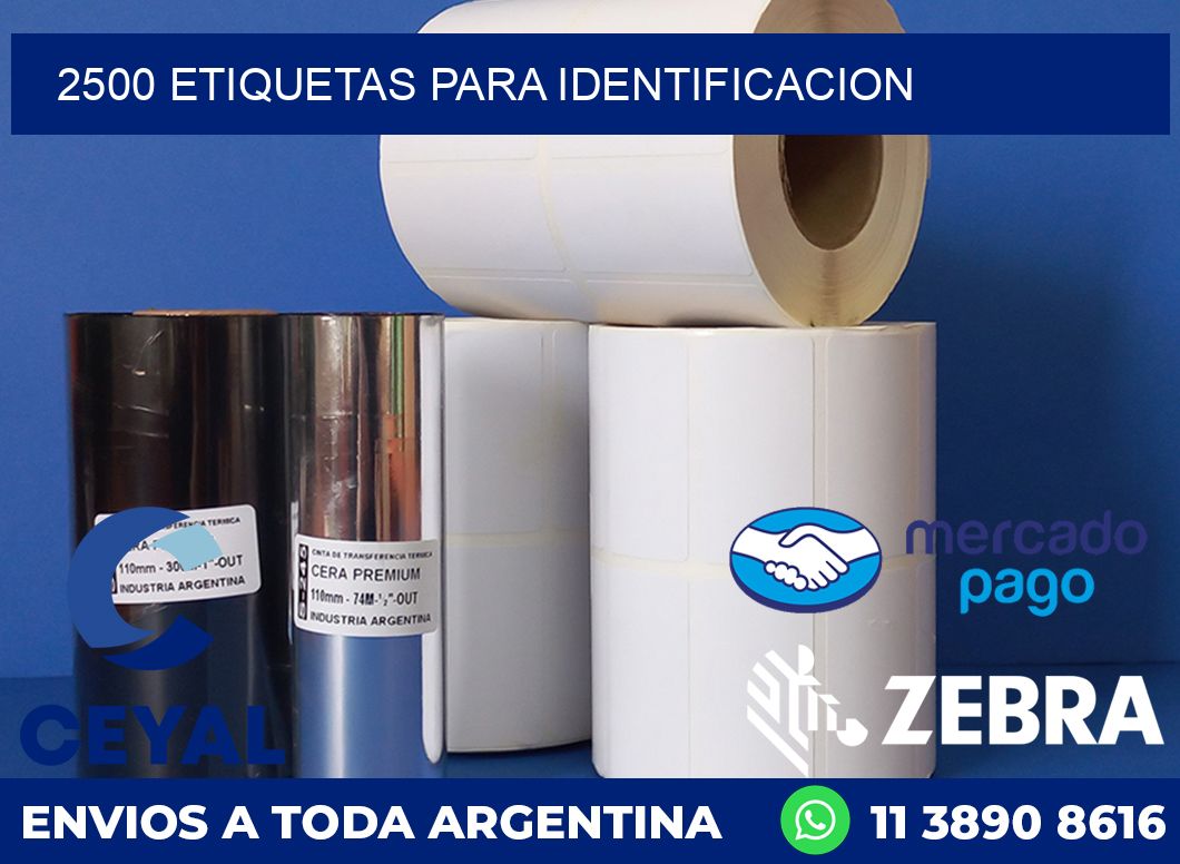 2500 ETIQUETAS PARA IDENTIFICACION